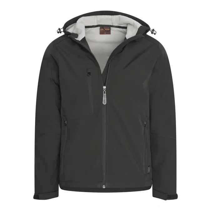 Heren Softshell Hooded Jacket Cappuccino Italia