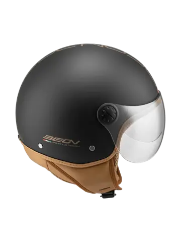 Design Luxe Scooterhelm met vizier