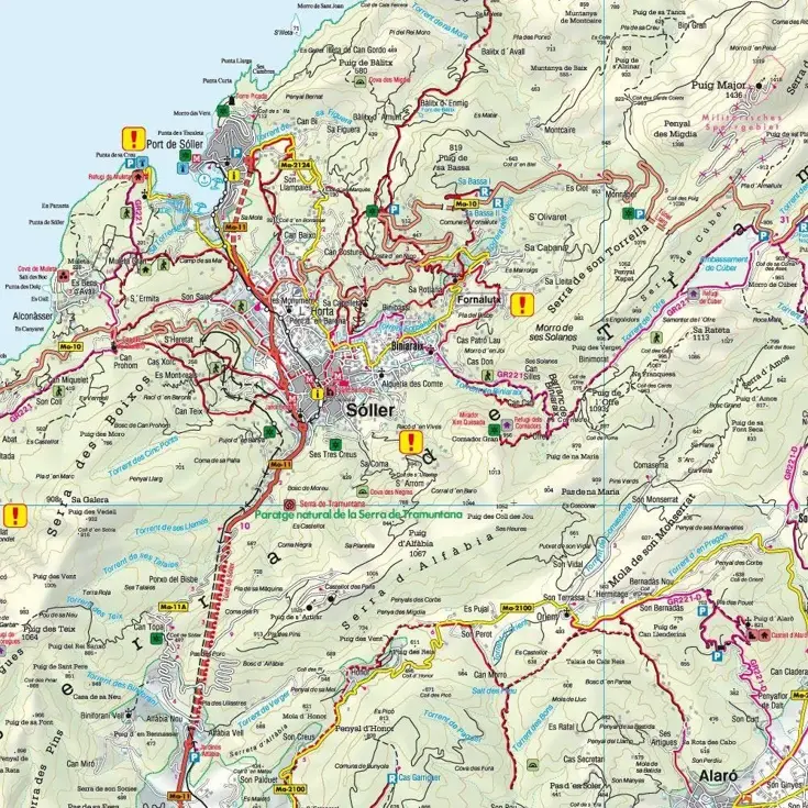 Wegenkaart Mallorca 1:50.000