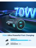 Autolader - 70W - Zwart