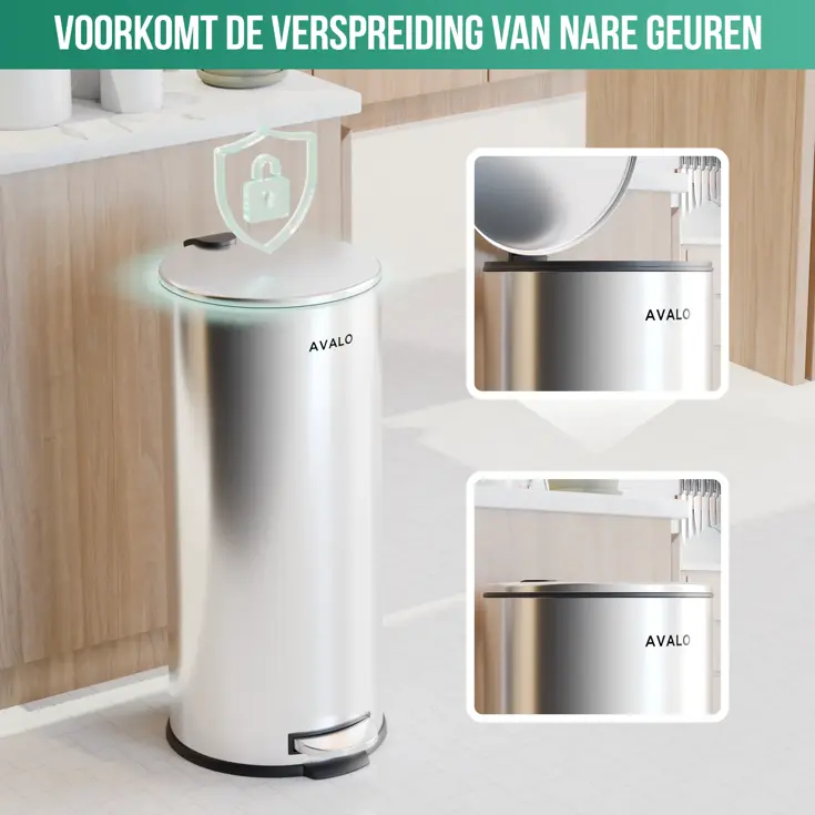 Avalo Pedaalemmer 30L - RVS