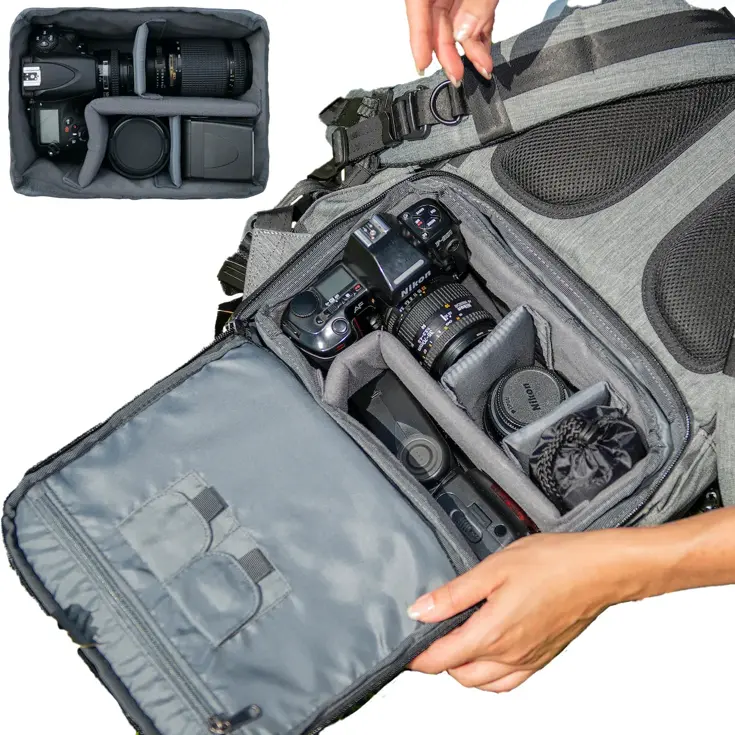 Ziptop Camera Rugzak Laptopvak 16