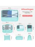 Packing cubes  7 stuks  complete set