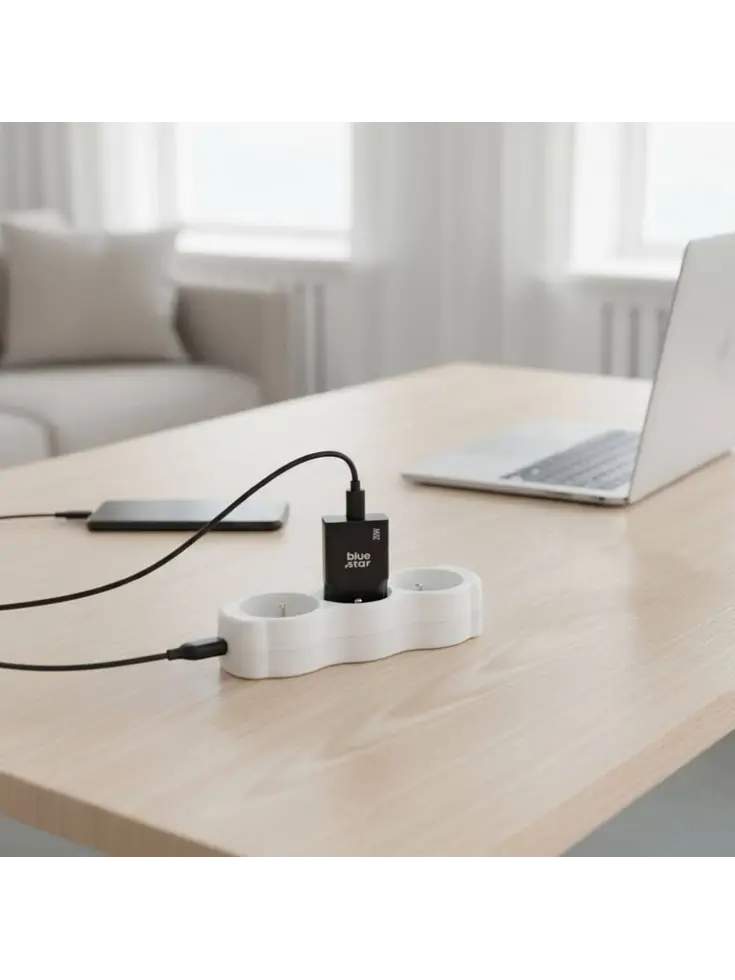 Ereader Oplader - GaN 20w + 2 Meter Type C Kabel