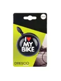 Extra grote Ding Dong fietsbel met I Love My Bike