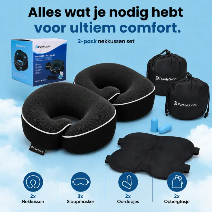 Reissets 2-Pack - Memory Foam