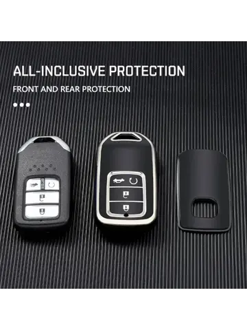 TPU Sleutelhoesje voor Honda zwart A4A