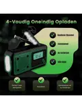 Noodradio FM/AM - 4400mAh - Solar Opwindbaar