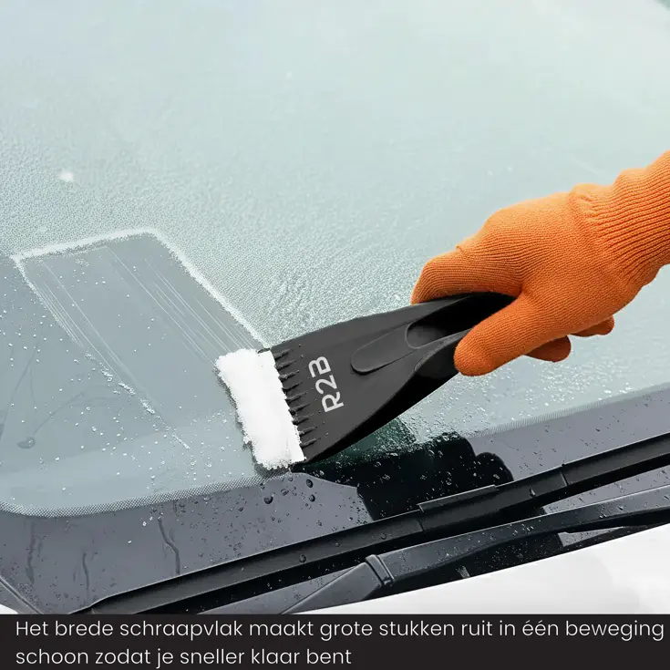 IJskrabber Auto met IJsbreker - Zwart