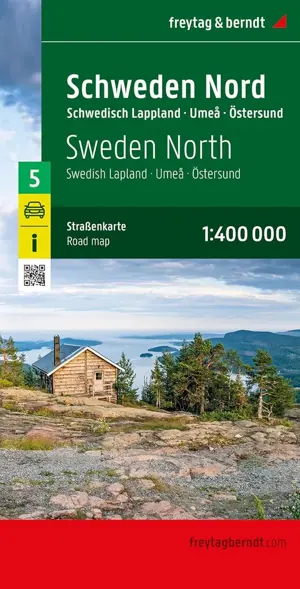 Wegenkaart Zweden 5 Noord