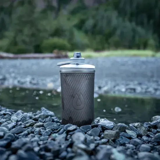 Hydrapak Flux - Drinkfles Grijs