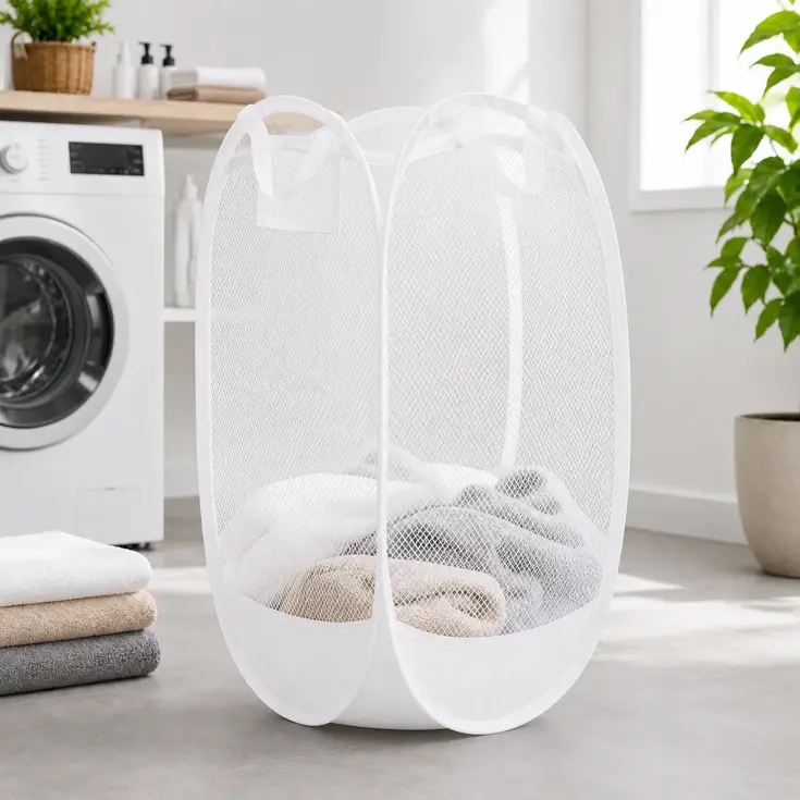 Opvouwbare Wasmand 64 Liter - Opbergmand