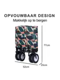 Packaway Opvouwbare Bolderkar 70KG – Abstract
