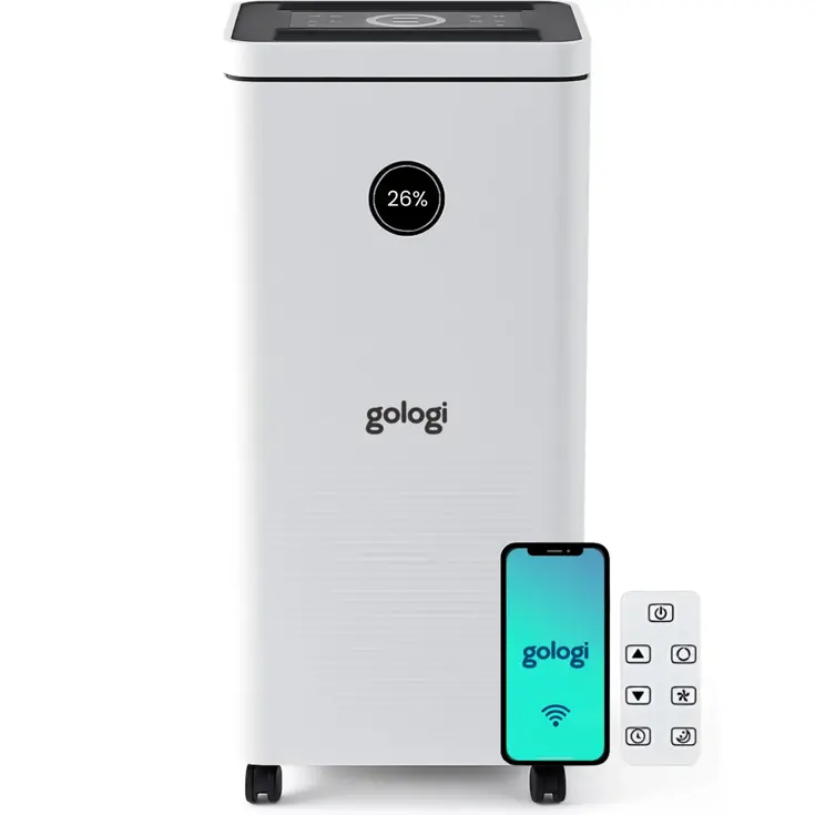 Luchtontvochtiger met App - 20L Per Dag - Wit