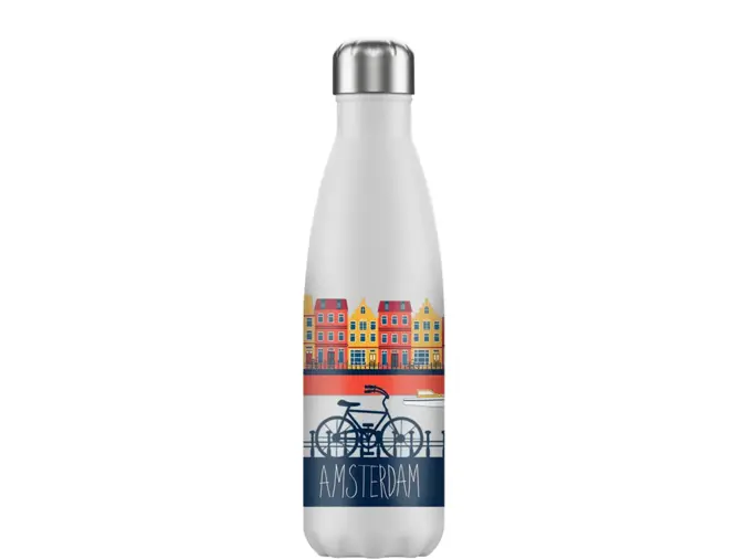 FLASKE 500 ml RVS Drinkfles