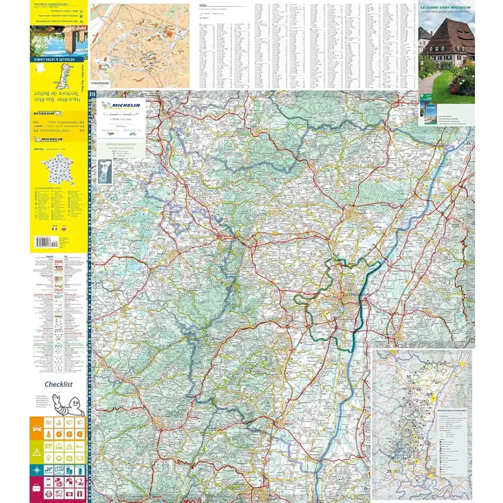 Wegenkaart Local 315 Bas-Rhin