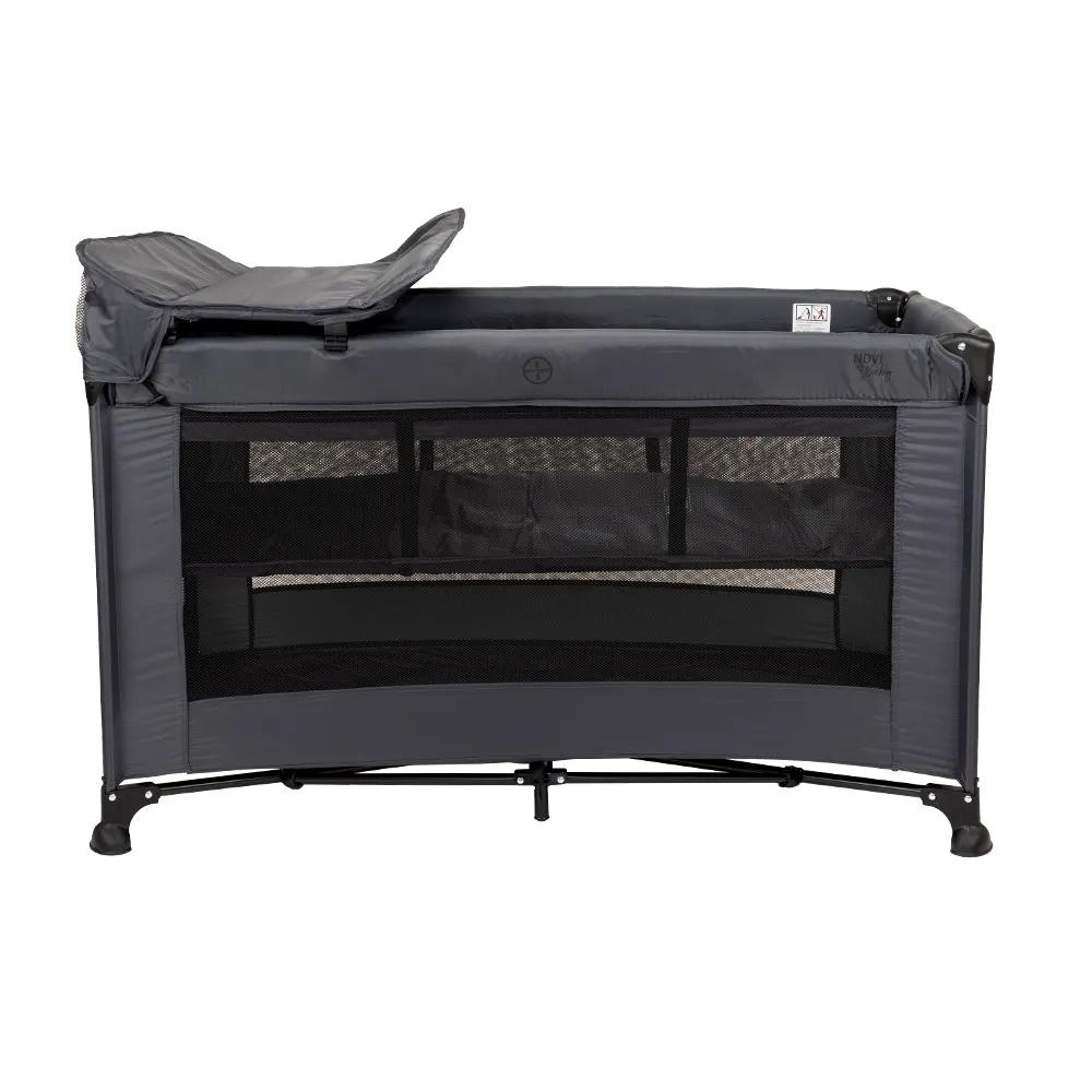Novi Baby Kiki Luxe  Campingbed  Grijs