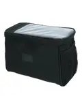 Compacte zwarte waterafstotende stuurtas 5L