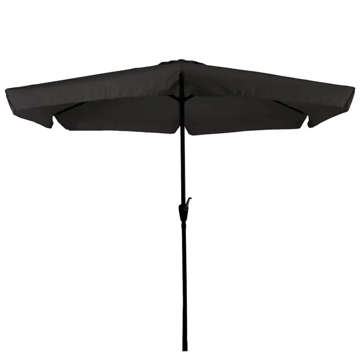 Parasol Zwart + Verrijdbare Voet + Hoes
