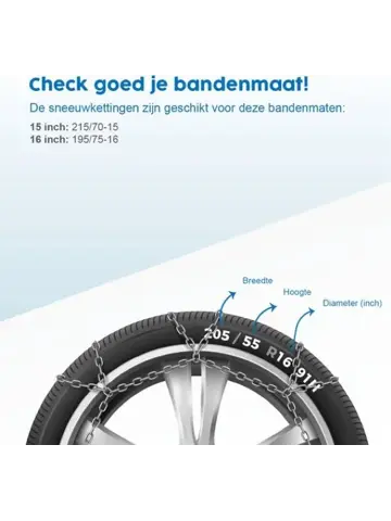 ProPlus Sneeuwkettingen – KNR227
