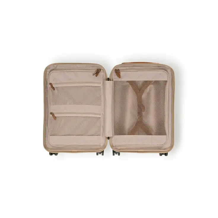 Zuna - Handbagagekoffer - Leren handvatten - 55cm