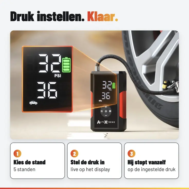 Air-200 - Luchtcompressor & Elektrische fietspomp