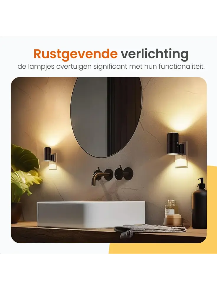 Goliving Nachtlampje Stopcontact - 2 stuks