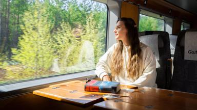 trein_noorwegen_zuid-noorwegen_trein-vrouw_jFredrik Ahlsen_Maverix_Media