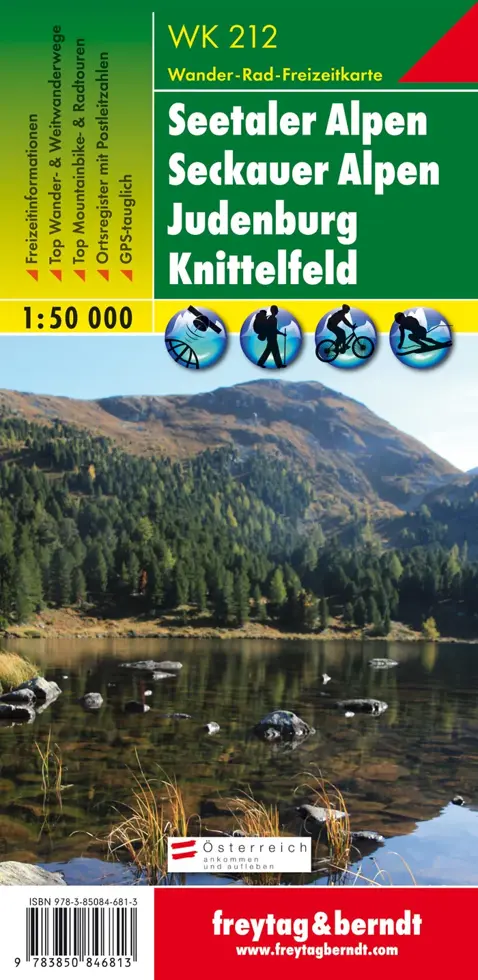 Wandelkaart WK212 Seetaler Alpen