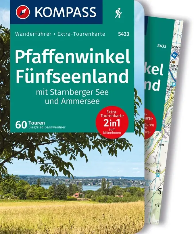 Kompass Wanderführer 5433 Pfaffenwinkel