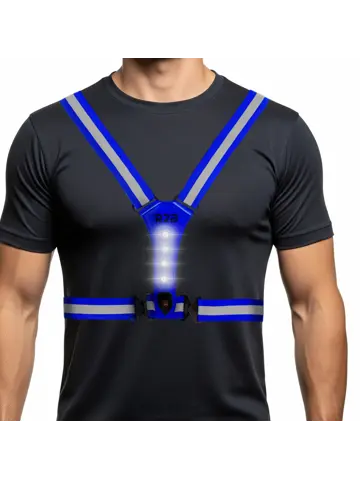 Hardloopvest met verlichting oplaadbaar