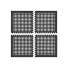 ProPlus Tenttapijttegels - Zwart - 4 stuks