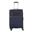 Travelite 4 wheel trolley m expandable Blauw