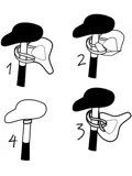 Bikecap saddle cover Get Lost Amsterdam