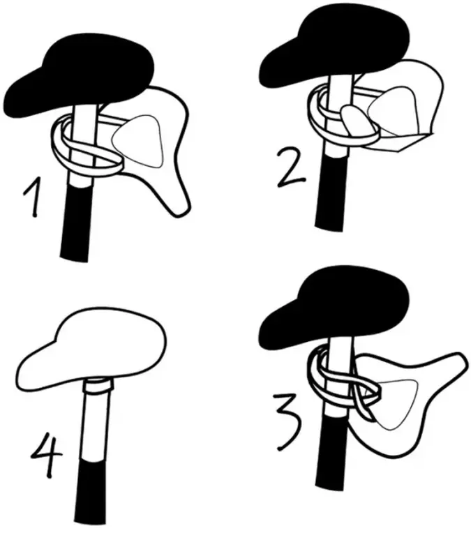 Bikecap saddle cover Get Lost Amsterdam