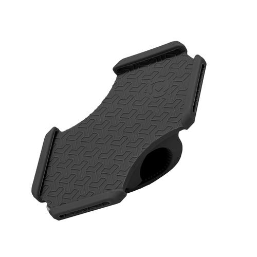 Telefoonhouder voor stuur, siliconen, zwart