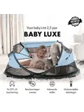 Baby luxe campingbedje - Zelfopblaasbare matras