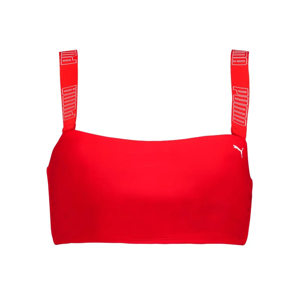 Puma   Bandeau  Dames  Bikinitopje  Rood