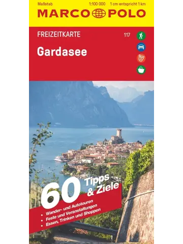 Toeristische kaart FZK 117 Gardameer