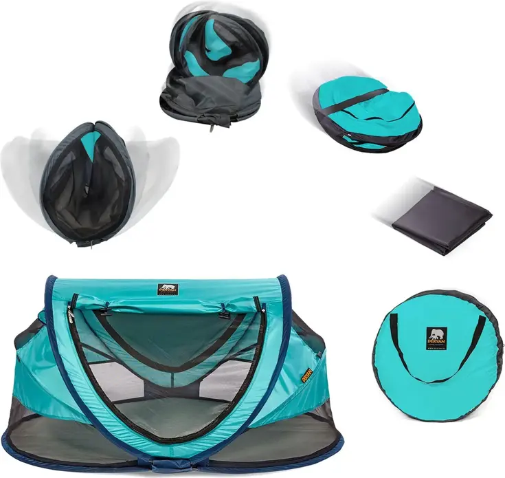 Peuter luxe campingbedje - Zelfopblaasbare matras