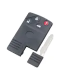 Smart key behuizing 4 knops geschikt voor Mazda