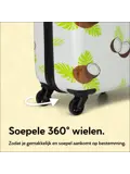 Handbagage Koffer met print - 55cm
