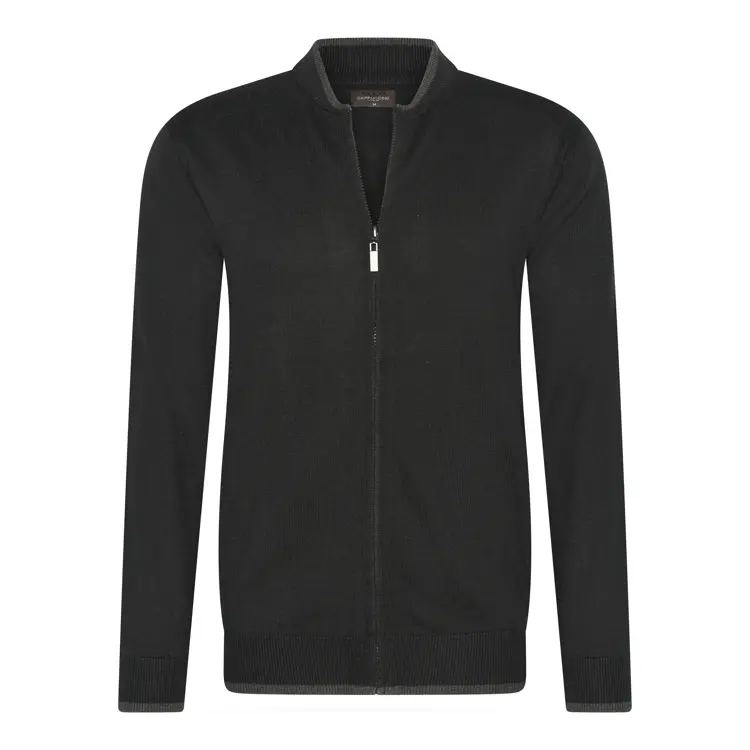 Heren Full Zip Cardigan Cappuccino Italia