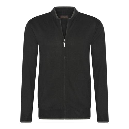 Heren Full Zip Cardigan Cappuccino Italia
