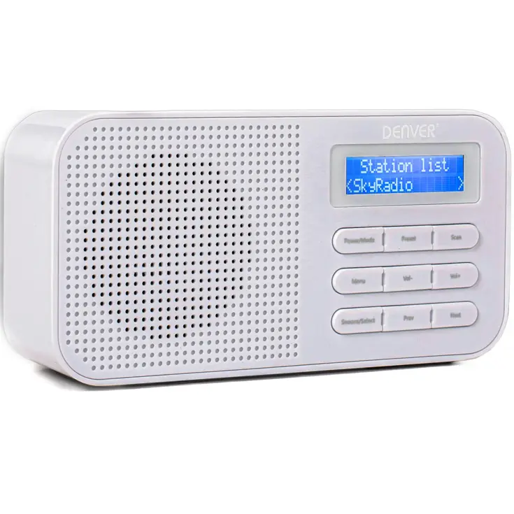 DAB+/FM Radio Alarmfunctie Werkt op AA-batterijen