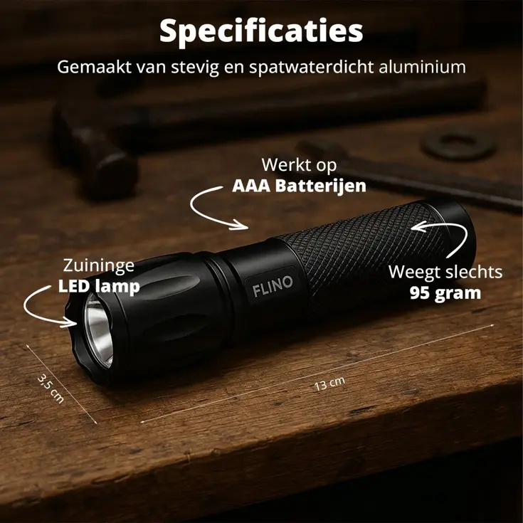 Zaklamp - 2-pack