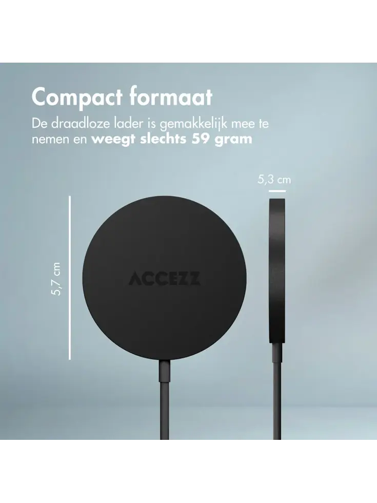 Draadloze Qi2 Oplader - Zwart