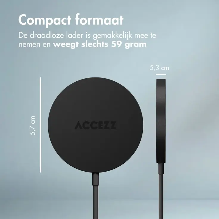 Draadloze Qi2 Oplader - Zwart
