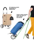 Foldable Boodschappenwagen 45 liter