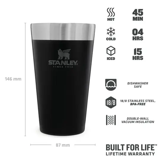 Tumbler - Beker Zwart